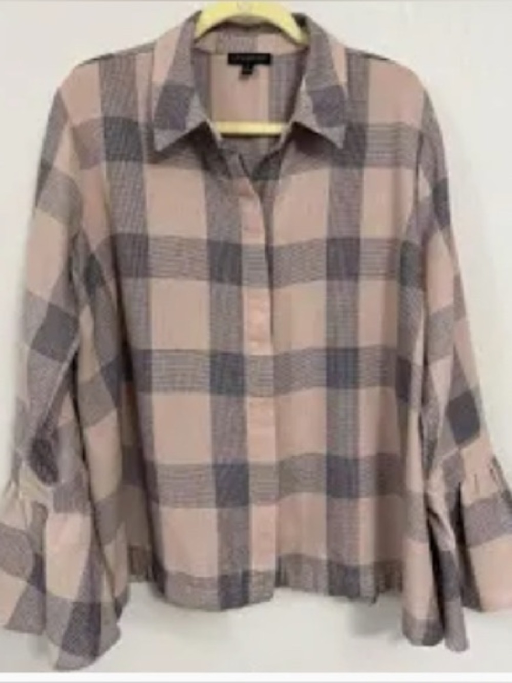 Nwt lane Bryant plaid top size 18